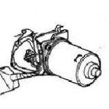 76505SE0Q04 Windshield Wiper Motor HONDA ACCORD CA5 1989