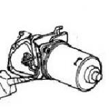 76505SE0Q03 Front Wiper Motor HONDA ACCORD CA5 1986