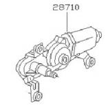 287108V200 Rear Window Wiper Motor NISSAN RASHEEN RB14 1994-