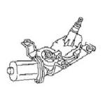 2871065F10 Rear Window Wiper Motor NISSAN SILVIA S14 1993-