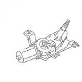 2871040Y00 Rear Window Wiper Motor NISSAN PRESEA R11 1995-