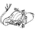 28700G2501 Rear Window Wiper Motor NISSAN VANETTE C120