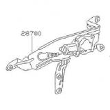 287002W105 Rear Window Wiper Motor NISSAN TERRANO R50 1995-