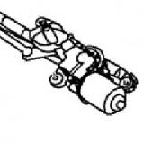 MR598390 Wiper Motor MITSUBISHI COLT Z21A