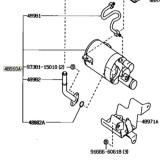 Height Control Pump and Motor 48910-12010 for Toyota Sprinter 1988-1990
