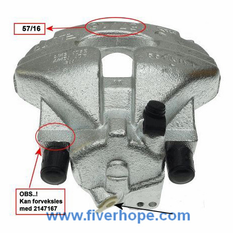 Brake Caliper / pinza de Freno 1138651 7M3615123A for VW T4 1990-2003