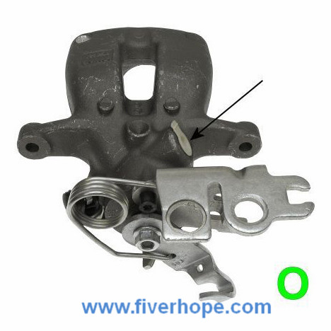 Brake Caliper / pinza de Freno 2K0615423 2K0615423A for VW CADDY III (2KA, 2KH, 2CA, 2CH) 2004-